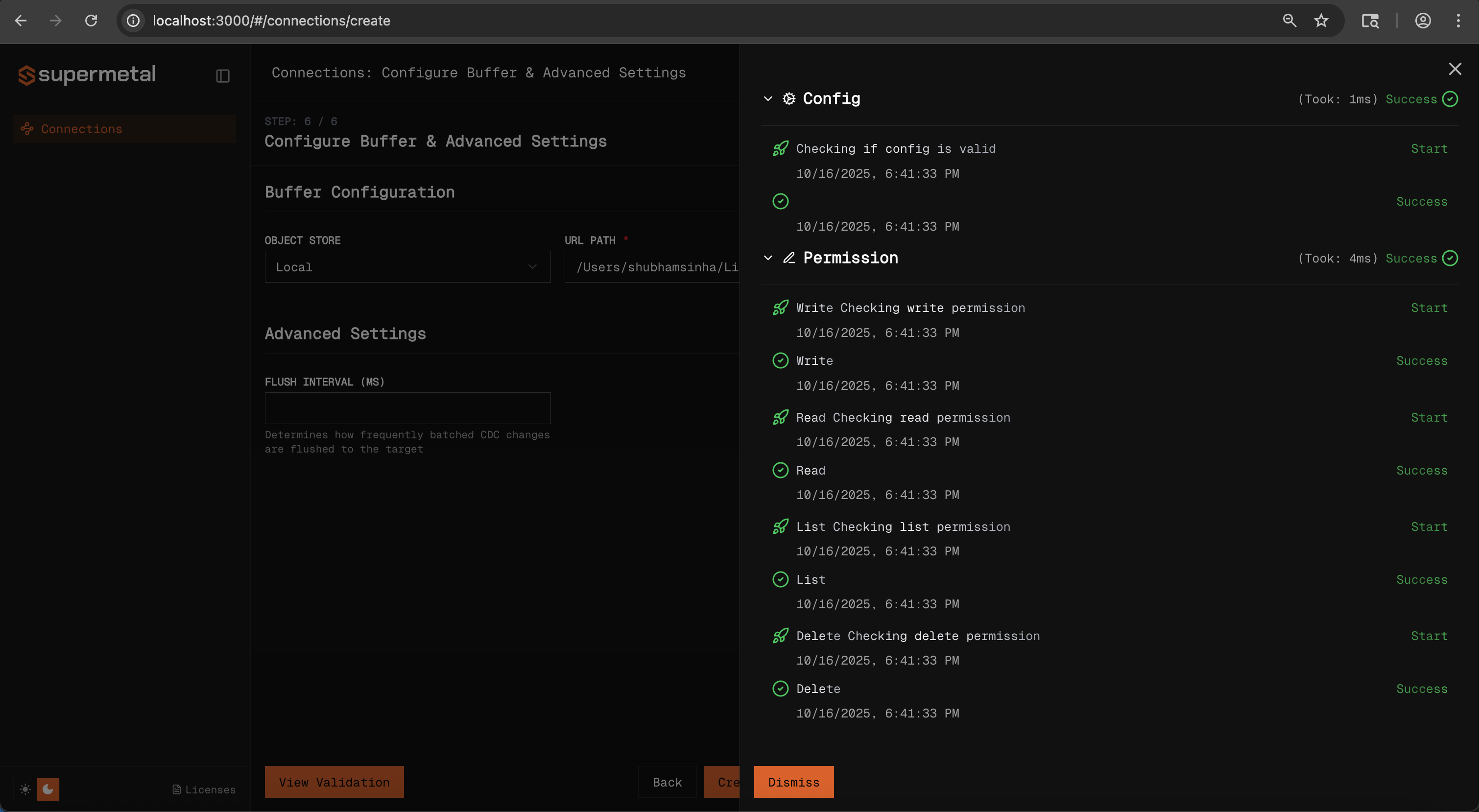 Configure advanced settings